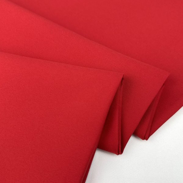 Ткань костюмно-плательная "Барби" красный