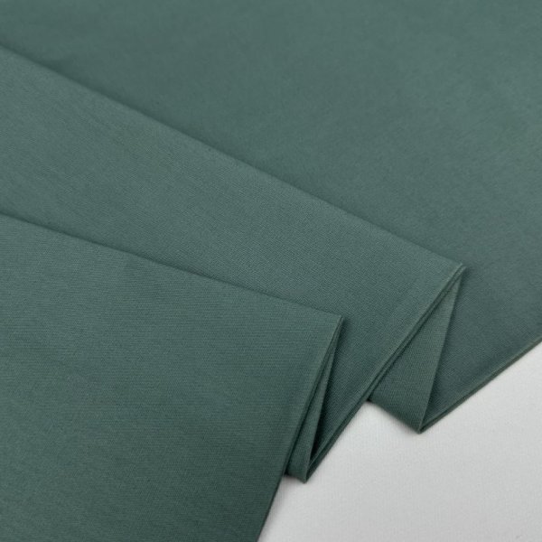 Ткань поплин стретч полынь