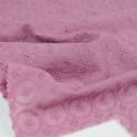 Ткань хлопок вышивка (шитье) грязно-розовый
