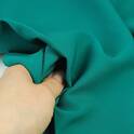 Ткань костюмно-плательная "Барби" морская волна зеленая