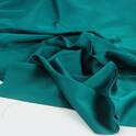 Ткань шелк "Армани" 100 гр морская волна зеленая