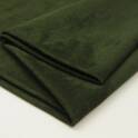 Ткань замша на трикотажной основе хаки зелёный