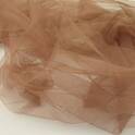 Ткань сетка мягкая капучино с розовым оттенком