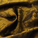 Ткань подклада "Огурцы"2 желтое золото