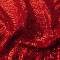 Ткань пайетки на трикотажной основе красный