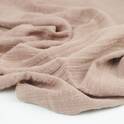 Ткань марлевка капучино с розовым оттенком