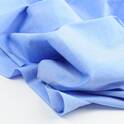 Ткань поплин стретч лощеный джинсовый голубой