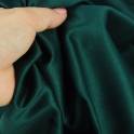 Ткань костюмный сатин тёмно-зелёный