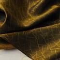 Ткань подклада "Штрихи" желтое золото