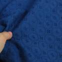 Ткань хлопок вышивка (шитье) дымчато-синий