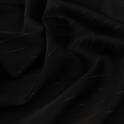 Ткань шелк Армани люрекс полоска черный