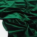 Ткань велюр стретч однотонный зеленый