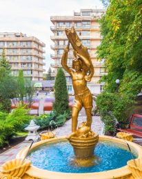 Ткань пайетки на трикотажной основе абрикосовый