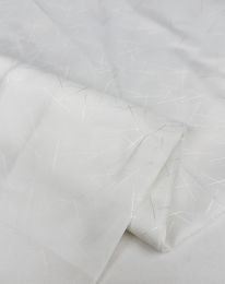 Ткань подклада "Штрихи" молочный/айвори