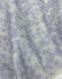 Ткань органза принт д1 лаванда