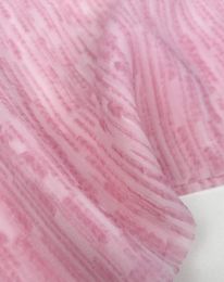 Ткань органза крэш d2 розовый