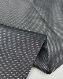 Ткань подклада жаккард "крапинка" серый