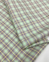 Ткань клетка костюмная "Севиль" d 2105 лаванда