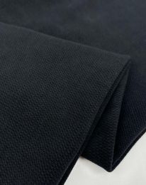 Ткань трикотаж "Чарли" черный