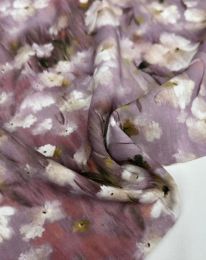 Ткань штапель принт "Адель" d8 фиалковый