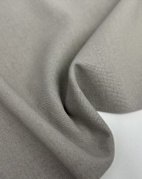 Ткань лен не стретч жемчужный серый