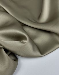 Ткань сатин двусторонний "Камелия" табачный