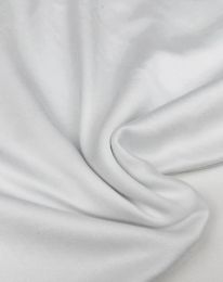 Ткань штапель-шёлк однотонный белый