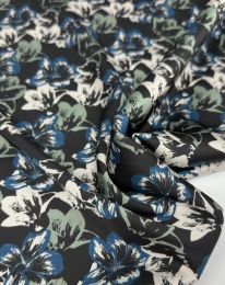 Ткань шелк принт d20 черный