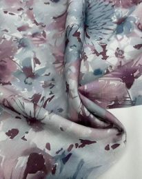 Ткань энар "Бабус" d6 дымчатый голубой