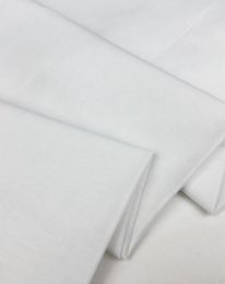 Ткань поплин стретч белый