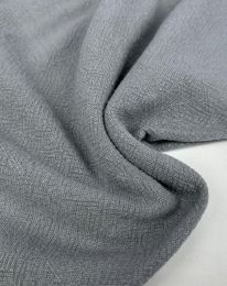 Ткань лен плотный "Монте" серый