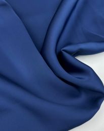 Ткань армани-сатин 180 гр синий морской