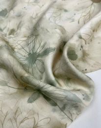 Ткань энар "Бабус" d2 выбеленная олива