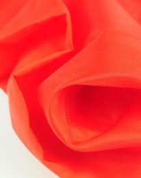 Ткань органза матовая красный