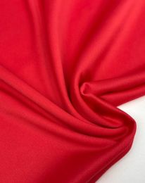 Ткань подклада интерлок  трикотажная красный