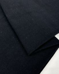 Ткань хлопок "Крапива" черный