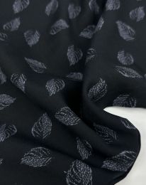 Ткань штапель принт D74 серый