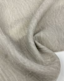 Ткань органза принт d1 капучино