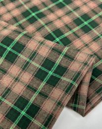 Ткань клетка костюмная d 3 тёмно-зелёный