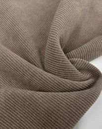 Ткань трикотажный вельвет  "Чикаго" капучино