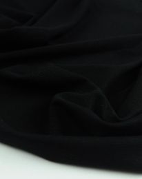 Ткань трикотаж с выработкой "Токио" черный