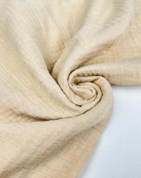 Ткань муслин однотонный бежевый