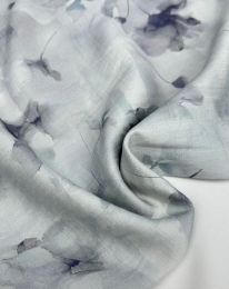 Ткань энар "Бабус" d8 дымчатый синий