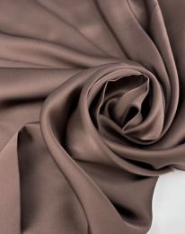 Ткань шелк «Армани» стретч 90 гр капучино с розовым оттенком