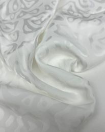 Ткань шелк жаккард d 2/d3/ d 1 светлое молоко