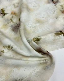 Ткань штапель принт "Адель" d9 светло-зелёный