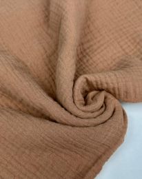 Ткань муслин однотонный карамель