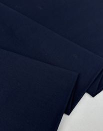 Ткань поплин стретч темно-синий