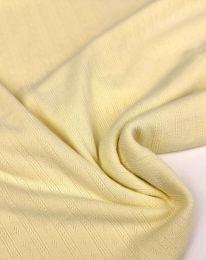 Ткань трикотаж пижамный выбеленный желтый