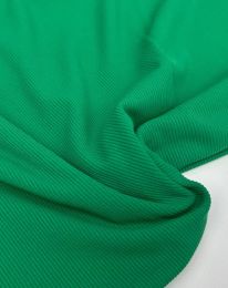 Ткань трикотаж в рубчик трава